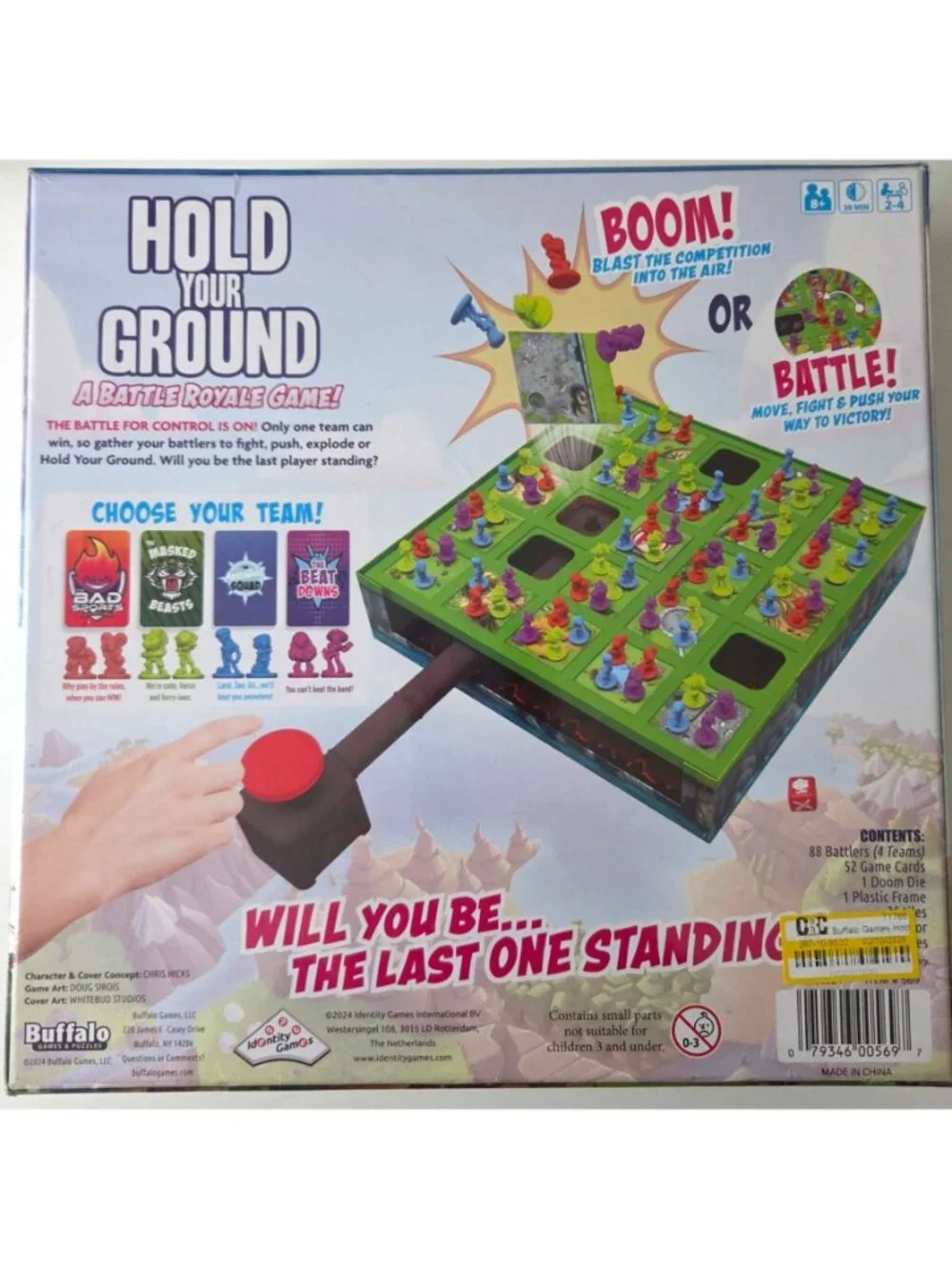 Hold Your Ground Battle Royale Game Ages 8+ Fast-Paced Strategic Deck Building